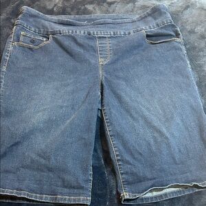 Gloria Vanderbilt Classic Blue Jean Shorts